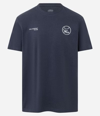 Remera en Algodón con Estampa Localizada Resort Club Silla de Playa 5