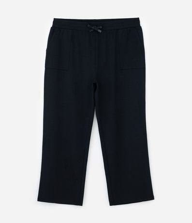 Pantalón Recto Deportiva en Modal con Bolsillos 7