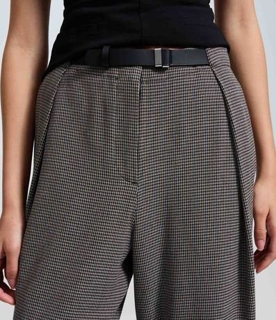 Pantalón Sastre con Pliegues Delanteros y Cinturón con Hebilla 4