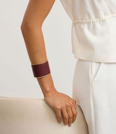 Pulsera Rígida en PU con Abertura