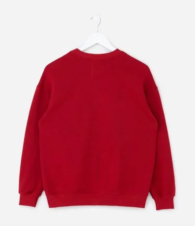 Saco Infantil en Algodón sin Felpa con Lettering – Talle 5 a 14 años 2