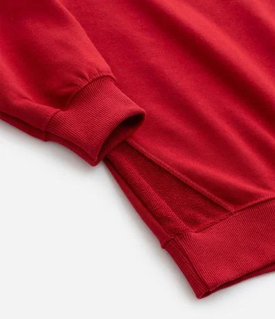 Saco Infantil en Algodón sin Felpa con Lettering – Talle 5 a 14 años 4