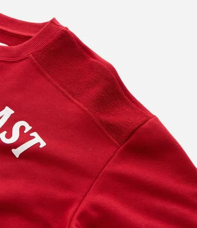 Saco Infantil en Algodón sin Felpa con Lettering – Talle 5 a 14 años 5