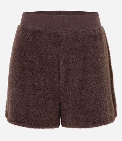 Short de Pijama con Textura de Pelos 4