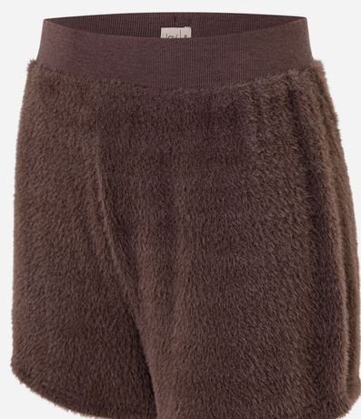 Short de Pijama con Textura de Pelos 5