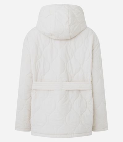 Campera Acolchonada Alargada con Cinturón 6