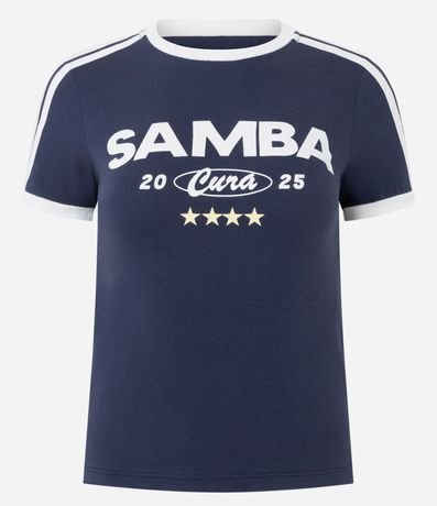 Blusa en Algodón con com Estampado Samba Cura 6