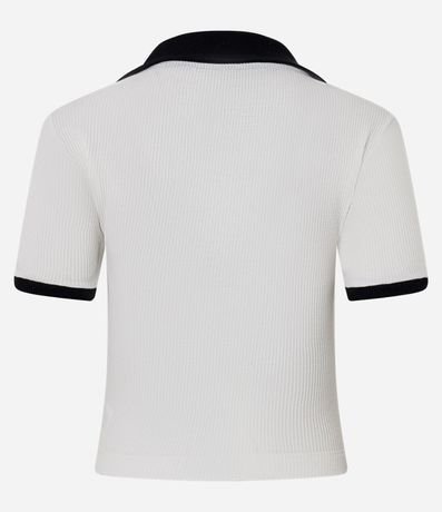 Blusa Polo Manga Corta con Biés Contrastantes Hello Kitty 5