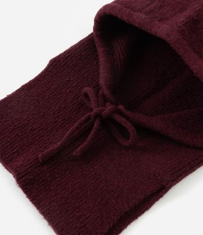 Gorro Modelo Balaclava Tejido con Ataduras 5
