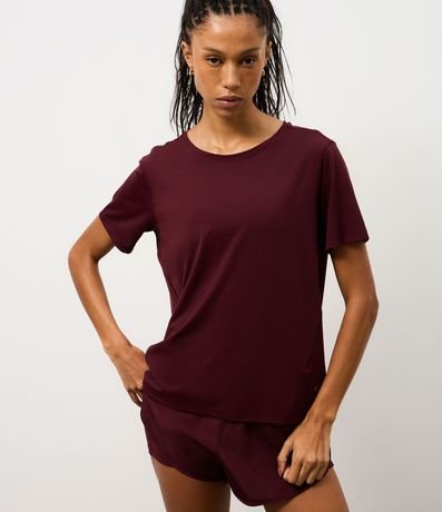 Remera Deportiva Manga Corta en Poliamida