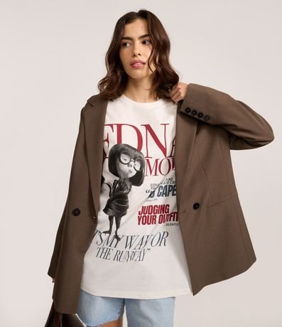 Remera en Algodón con Estampado del Personaje Edna de Los Increíbles 1