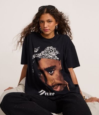 Remera de Tupac en Algodón