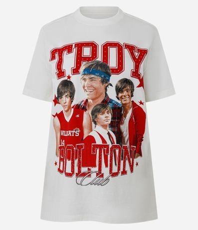 Remera Manga Corta con Estampa Troy Bolton 4