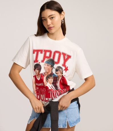 Remera Manga Corta con Estampa Troy Bolton 3