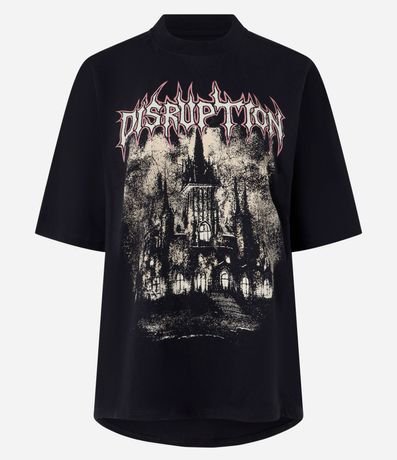 Remera Mullet en Algodón con Estampado Gótica 3