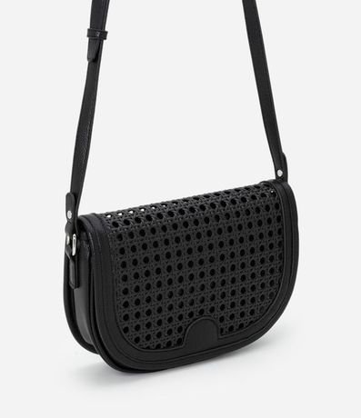 Cartera en PU con Trama Artesanal y Asa Ajustable 9