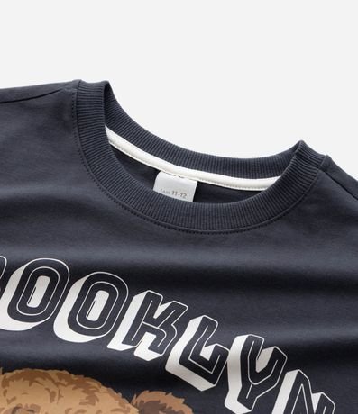 Remera Infantil con Estampado de Oso – Talle 7 a 14 años 5