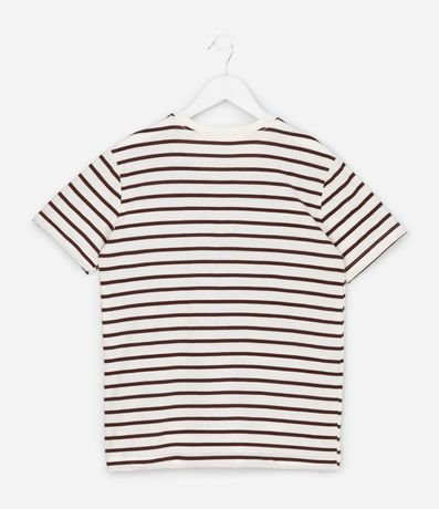 Remera Infantil Rayada en Hilo Teñido - Talle 5 a 14 años 2