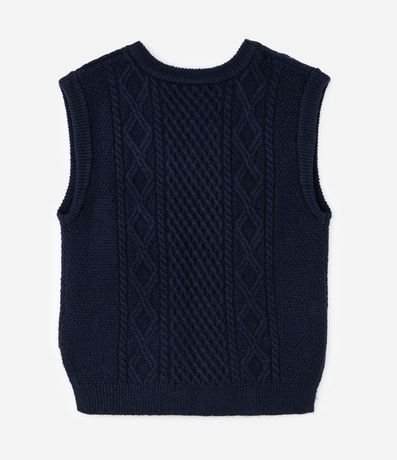 Chaleco Alargado en Punto con Encajes Laterales Curve & Plus Size 4