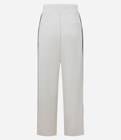 Pantalón Deportivo Oversized College con Rayas Contrastantes y Friso 11