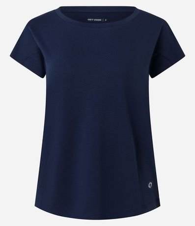 Remera Deportiva en Microfibra Texturizada