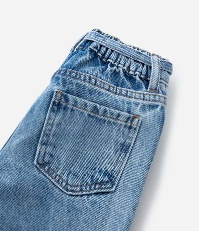 Pantalón Infantil Mom en Jeans con Cintillo Decorativo – Talle 1 a 5/6 años 5