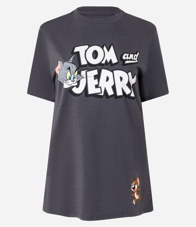 Remera Manga corta en Algodón con Estampado Tom y Jerry 4
