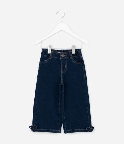 Pantalón Infantil Wide en Jeans con Moñitas Laterales – Talle 1 a 6 años 2