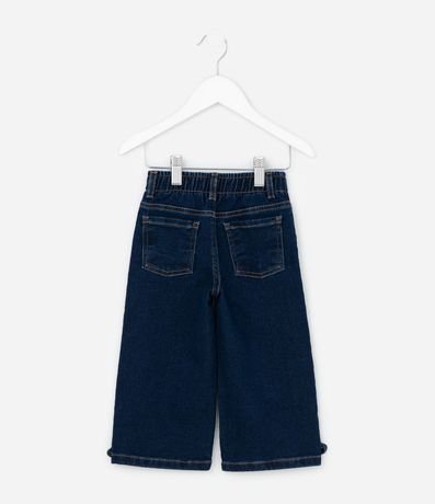 Pantalón Infantil Wide en Jeans con Moñitas Laterales – Talle 1 a 6 años 3