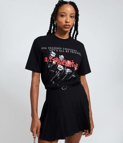 Remera Manga Corta en Algodón con Estampado Chemical Romance 3