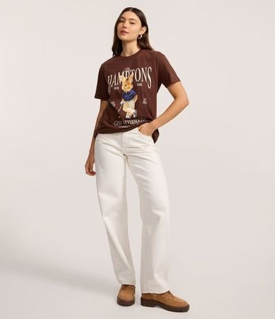 Remera T-shirt en Algodón con Estampa The Hamptons 2