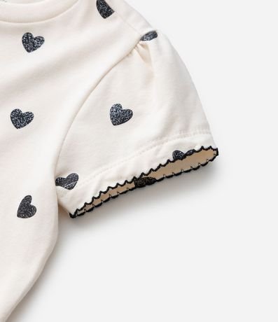 Blusa Infantil con Estampado de Corazones Lovely Girl – Talle 1 a 5/6 años 4