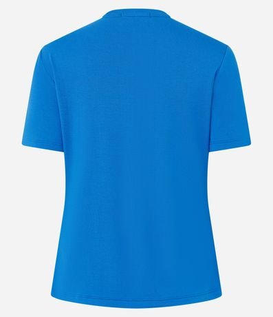 Blusa Básica en Viscosa con Escote Redondo 7