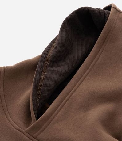 Saco Infantil Algod�n con Capucha y Embossed - Talle 5 a 14 a�os 5
