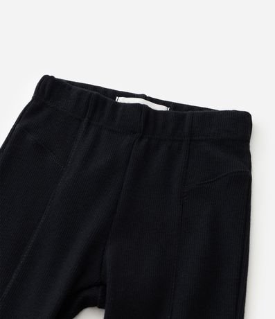 Pantalón Infantil Flare en Rib con Recortes – Talle 1 a 5/6 5