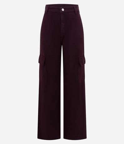 Pantalón Recto Comfort en Sarga con Bolsillos Cargo 5