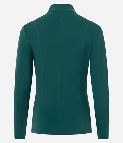 Campera Deportiva en Microfibra con Cremallera y Bolsillos 2