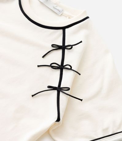 Remera Infantil con Moñitas Aplicadas – Talle 5 a 14 años 6