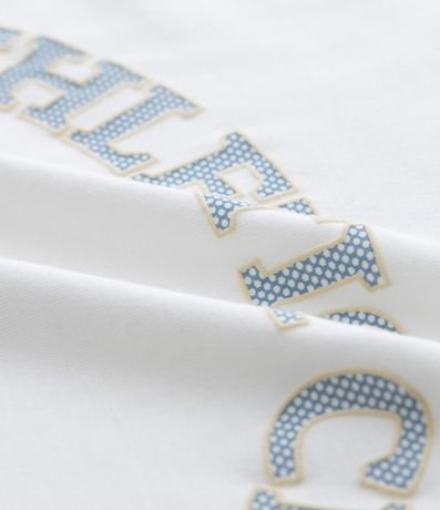 Remera Infantil con Estampado y Cuello Contrastante – Talle 7 a 16 años 3