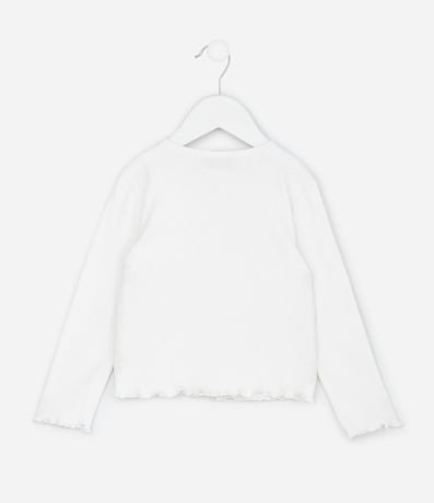 Cardigan Infantil en Rib con Botones Delanteros – Talle 1 a 6 años 2