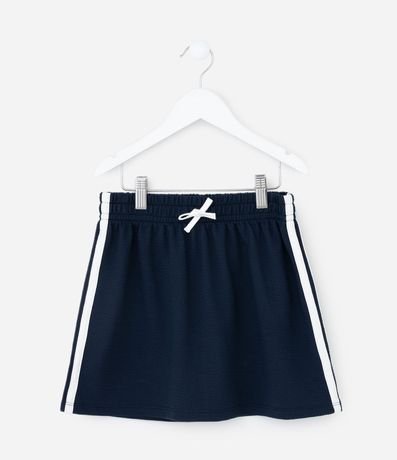 Pollera Infantil con Lista Lateral – Talle 5 a 14 años 2