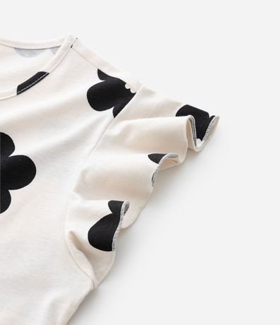 Vestido Infantil con Volado y Estampa Floral – Talle 5 a 14 años 6