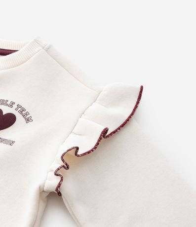 Conjunto Infantil con Volados en el Hombro y Estampa de Conejo – Talle 1 a 5/6 años 13