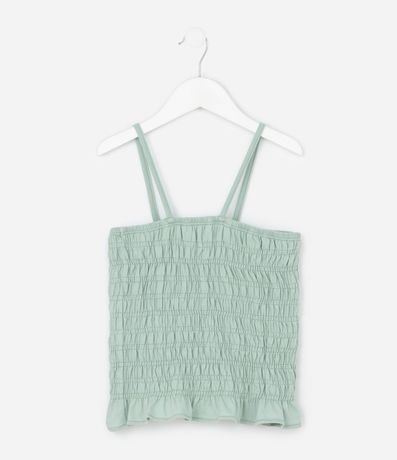 Blusa Infantil con Asas y Detalle de Lástex – Talle 7 a 16 años