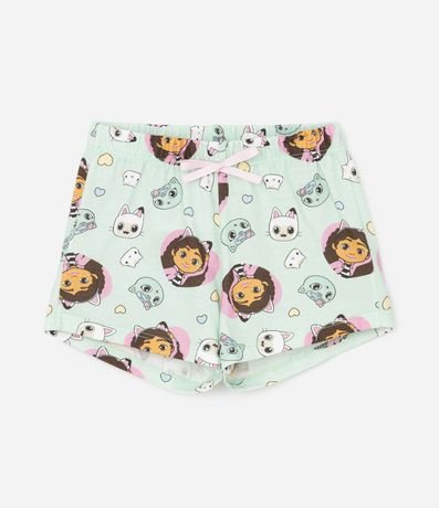 Pijama Infantil con Blusa y Short con Estampado Gabby y Gatitos - Talle 2 A 6 años 4