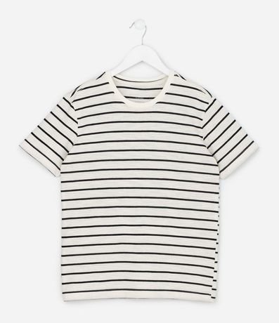 Remera Infantil Rayada en Hilo Teñido - Talle 5 a 14 años