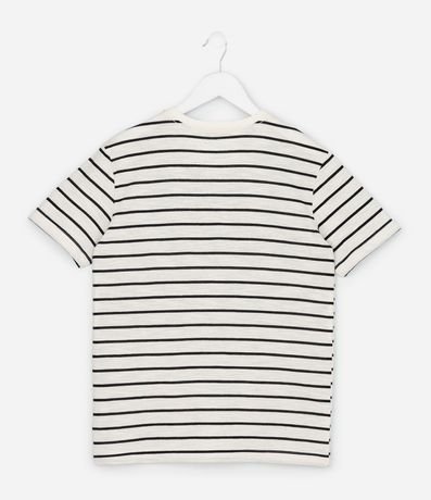 Remera Infantil Rayada en Hilo Teñido - Talle 5 a 14 años 2