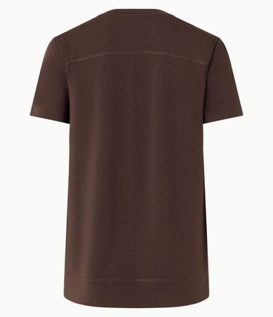 Remera Deportiva en Microfibra Agujerada con Bajo Mullet 3