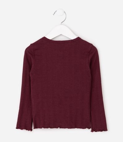 Blusa Infantil Manga Larga Texturizada – Talle 1 a 6 años 4