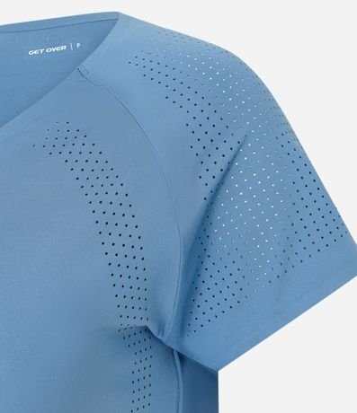 Remera Deportiva en Microfibra con Laterales Perforadas 9